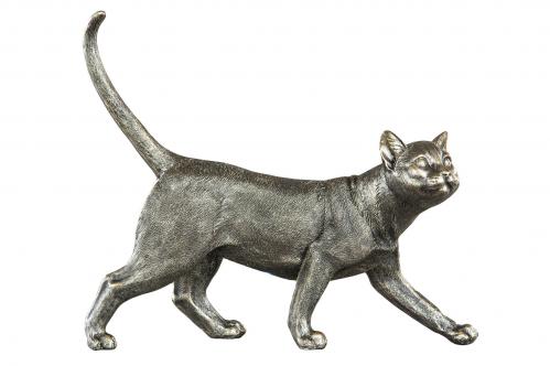 Katt - Walking Cat - Brons - 28 x 32 cm - www.frokenfraken.se