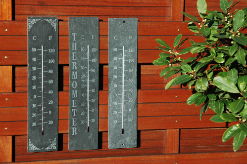 Termometer - Skiffer - 1,4 x 10,1 x 45 cm - www.frokenfraken.se