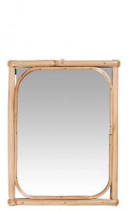 Spegel med Bambukant - 20,5 X 1,5 X 26,5 CM - www.frokenfraken.se