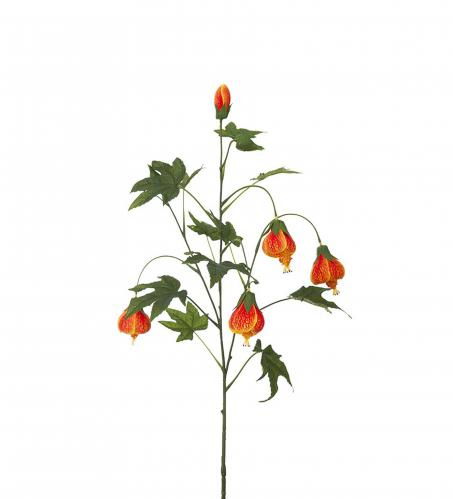 Blomsterlnn - Orange - 80 cm - www.frokenfraken.se