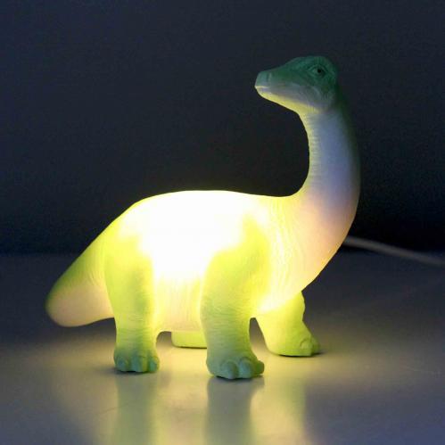 Dinosaurielampa - Diplodocus - Grn - LED - Liten - www.frokenfraken.se