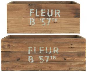 låda set 2st med text - 52 X 35 X 20 CM - www.frokenfraken.se