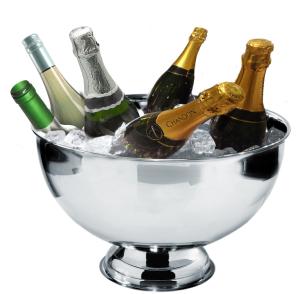 Champagneskål - Silver - Ø34 cm - www.frokenfraken.se