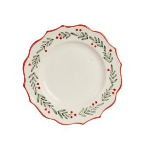 Assiett - Esther Lingon - Julservis - Ø21,5 cm - www.frokenfraken.se