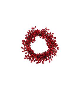 Bärkrans - Röd - ø: 48 cm - www.frokenfraken.se