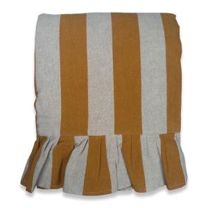 Bordsduk - Volang - Randig - Ocra - 150 x 250 cm - www.frokenfraken.se