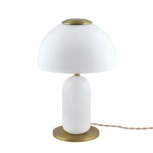 Bordslampa - Margit - Opal - Vit - Ø19 x H28 cm - www.frokenfraken.se