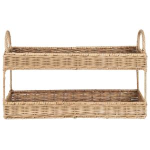 Bricka - Hylla i 2 plan med handtag - 44 x 26 x 19 cm - www.frokenfraken.se