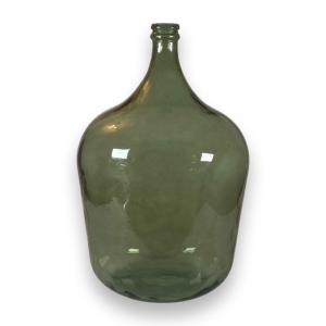 Glasflaska - Damejeanne - Grön - Ø36,5 x 56 cm - www.frokenfraken.se