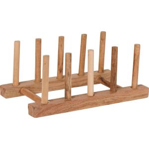 Hållare för skärbrädor och brickor - Trä - 30 x 18 cm - www.frokenfraken.se