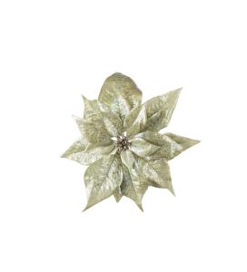 Julstjärna med clips - Grön - 24 cm - www.frokenfraken.se