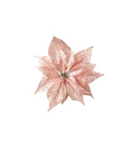 Julstjärna med clips - Rosa - 24 cm - www.frokenfraken.se