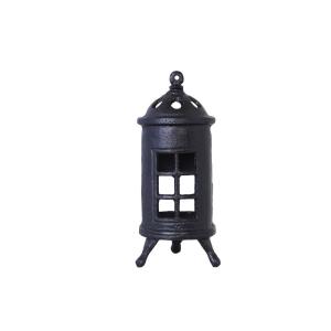 Kamin för Värmeljus - Svart - Ø8 x H18,5 cm - www.frokenfraken.se