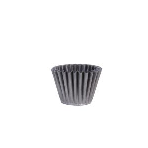 Kruka - Ronja - Grå - Ø12,5 x H8,5 cm - www.frokenfraken.se