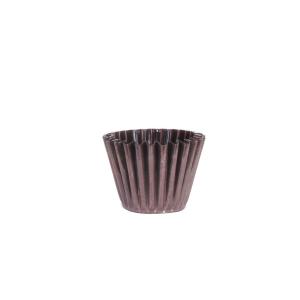 Kruka - Ronja - Vinröd - Ø12,5 x H8,5 cm - www.frokenfraken.se