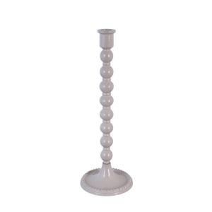 Ljusstake - Sigrid - Beige - Ø11 x H31 cm - www.frokenfraken.se