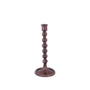 Ljusstake - Sigrid - Vinröd - Ø11 x H25 cm - www.frokenfraken.se
