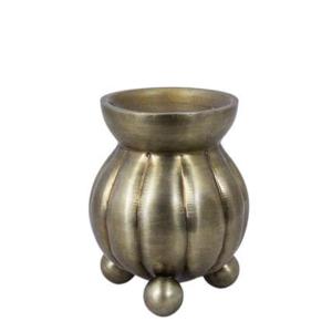 Ljusstake - Vilmer - Stor - Antik Mässing - Ø6 x H8 cm - www.frokenfraken.se