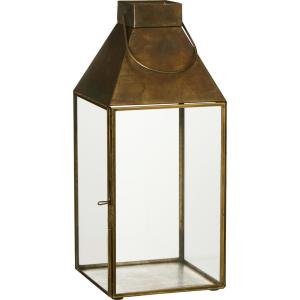 Lykta - Antik Mässing - 31 x 13 cm - www.frokenfraken.se