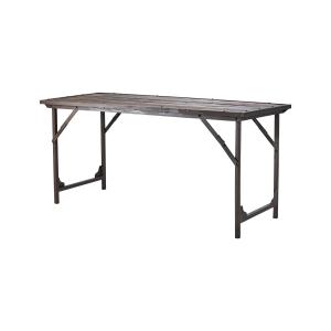 Matbord - Ihopvikbart - Gammalt trä - 150 x 62 x 72 cm - www.frokenfraken.se