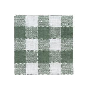 Pappersservett - Ida Ruta - Vit/Grön - L33 x B33 cm - www.frokenfraken.se