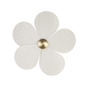 Plafond Daisy - Beige - Mässing - Ø50 x H13 cm - www.frokenfraken.se
