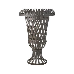 Pokalkruka i korg - Svart Metall - Ø28/50 x 76 cm - www.frokenfraken.se