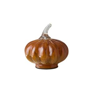 Pumpa - Orange - Glas - Ø12 x 12 cm - www.frokenfraken.se