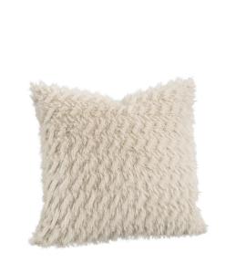 Kuddfodral - Cavalese - Cream - Fuskpäls - 60 x 60 cm - www.frokenfraken.se
