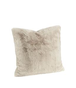 Kuddfodral - Celine - Cream - Fuskpäls - 60 x 60 cm - www.frokenfraken.se