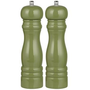 Salt & Pepparkvarn grön - 2-pack - Ø5,5 X 21,5 CM - www.frokenfraken.se