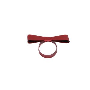 Servettring - Rosett - Röd - B8 x H2 cm - www.frokenfraken.se