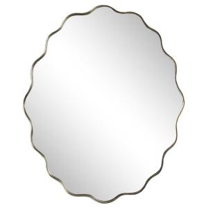 Spegel - Jonna - Stor - Antik Mässing - L68 x B55 cm - www.frokenfraken.se