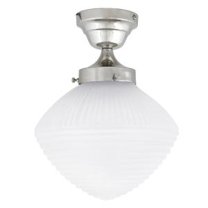 Taklampa - Alfred - Silver, Vit - Ø24 x H37 cm - www.frokenfraken.se