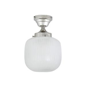 Taklampa - Eli - Liten - Silver, Vit - Ø22 x H31 cm - www.frokenfraken.se