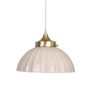 Taklampa Irma Opal - Beige - Ø30 x H20 cm - www.frokenfraken.se