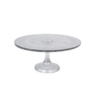 Tårtfat/Kakfat på Fot Mary - Glas - Ø25 x H11 cm - www.frokenfraken.se