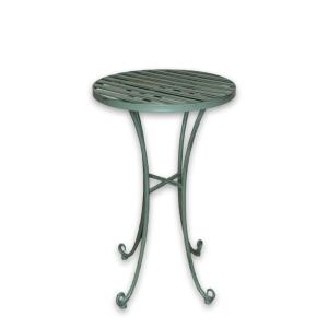 Trädgårdsbord - Grön Metall - 40 x 63 x 40 cm - www.frokenfraken.se