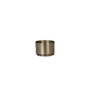Värmeljushållare - Ina - Antik Mässing - Ø4 x H2,8 cm - www.frokenfraken.se