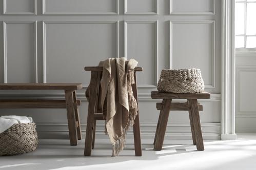 Bänk - Rustik Trä - Brun - 111 x 45 cm - www.frokenfraken.se