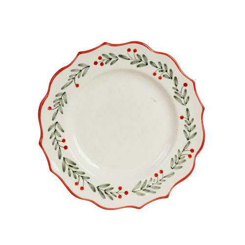 Assiett - Esther Lingon - Julservis - Ø21,5 cm - www.frokenfraken.se