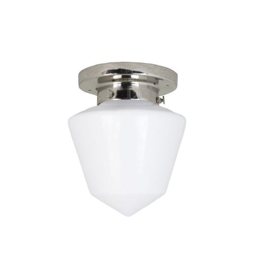 Badrumslampa Tak - Signe - Silver, Vit - Ø16 x H18 cm - www.frokenfraken.se
