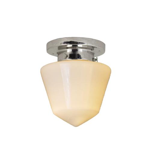 Badrumslampa Tak - Signe - Silver, Vit - Ø16 x H18 cm - www.frokenfraken.se