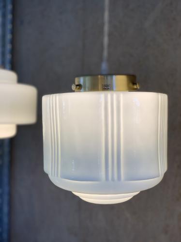 Badrumslampa - Tak - Valter - Mässing/Beige - Ø20 x H21 cm - www.frokenfraken.se
