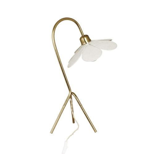 Bordslampa Daisy - Beige - Mässing - Ø30 x H57 cm - www.frokenfraken.se