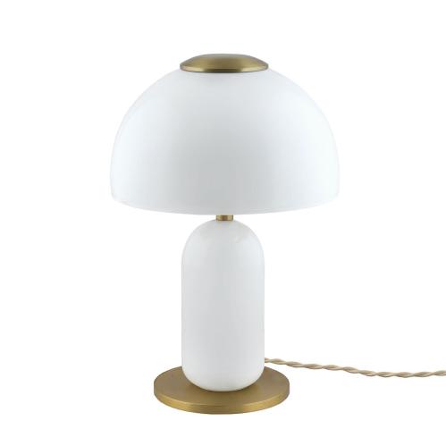 Bordslampa - Margit - Opal - Vit - Ø19 x H28 cm - www.frokenfraken.se