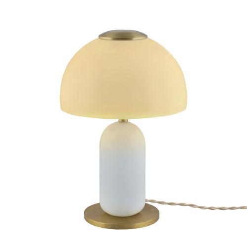 Bordslampa - Margit - Opal - Vit - Ø19 x H28 cm - www.frokenfraken.se