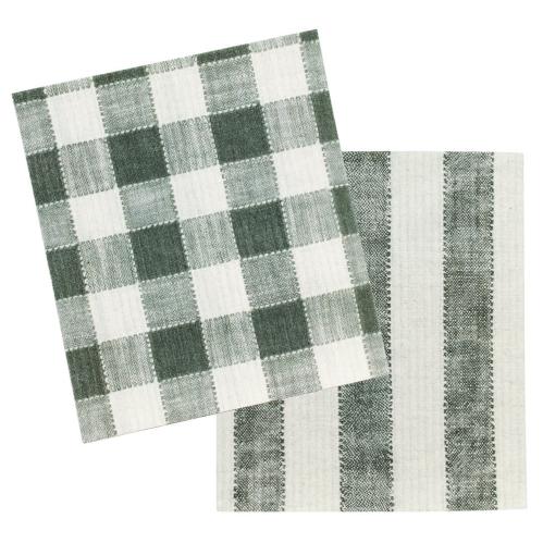 Disktrasa - Ida 2-pack - Grön - L17 x B20 cm - www.frokenfraken.se