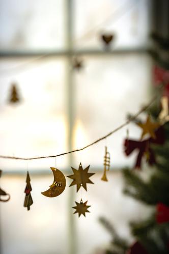 Girlang - Ornament - Lång - Mässing - L270 cm - www.frokenfraken.se
