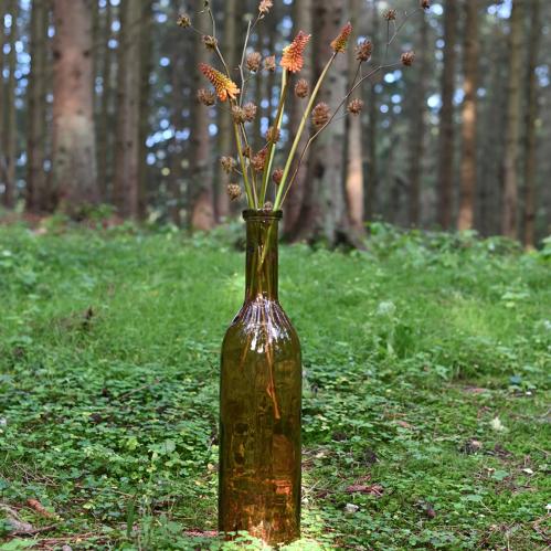 Glasflaska - Sand - Ø18 x 75 cm - www.frokenfraken.se